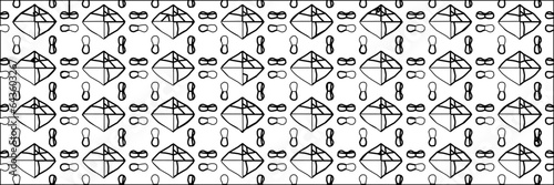 White background with striped shapes. Texture with figures from lines.Line shape design.Abstract background for web page, textures, card, poster, fabric, textile. Monochrome graphic repeating design.