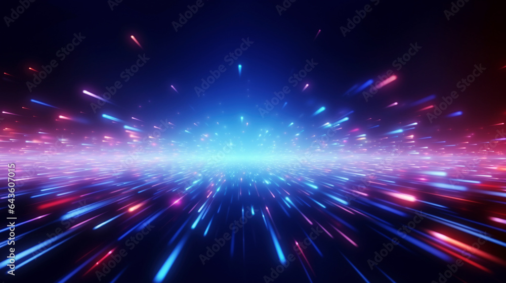 Dark background illuminated by red and blue lights Dark background illuminated by red and blue lights