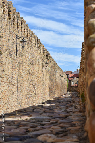 Konstfotografi Muralla romana histórica en la ciudad