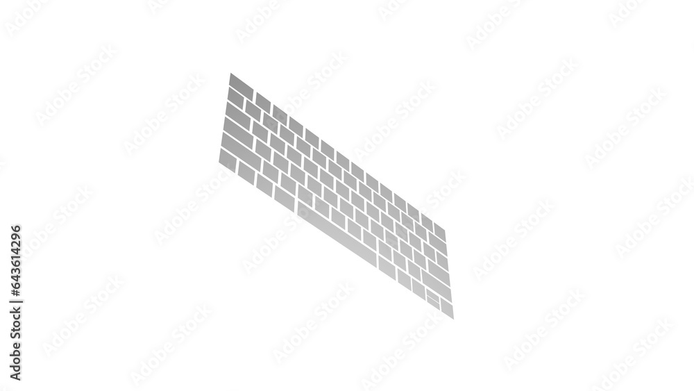 3d render of a keyboard 3d render of a keyboard