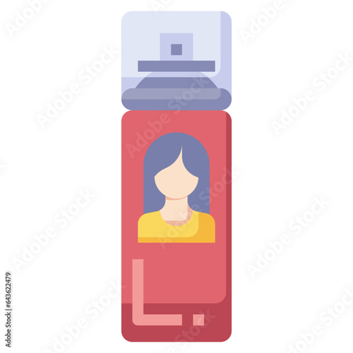 HAIR SPRAY line icon,linear,outline,graphic,illustration