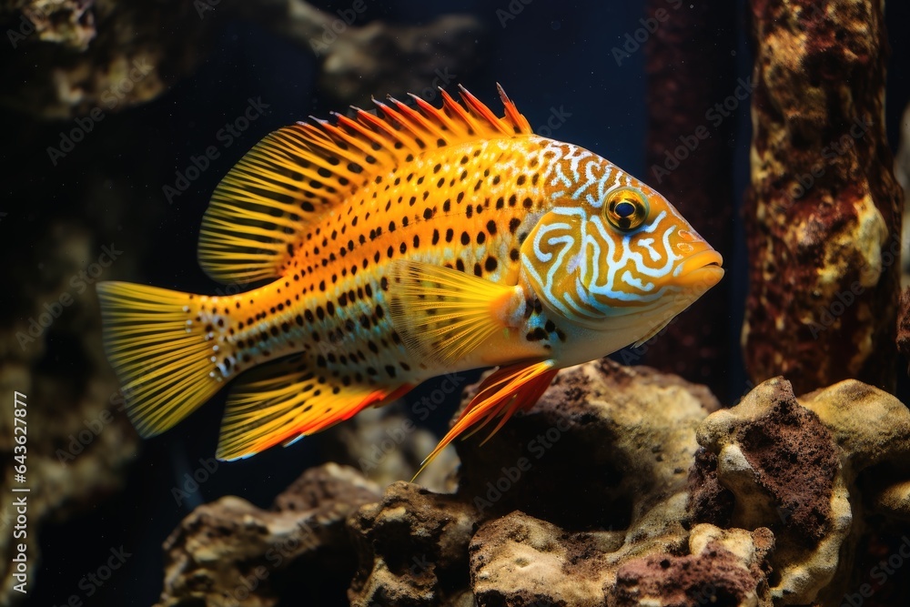A beautiful fish and aquarium background. A beautiful fish and aquarium background.