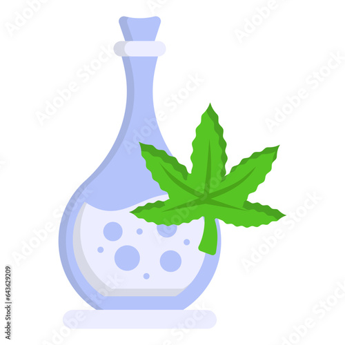 Full Spectrum oil Jar concept, Broad or Isolate extra Virgin vector color icon design, Cannabis and marijuana symbol, thca and cbdasign, recreational herbal drug stock illustration
