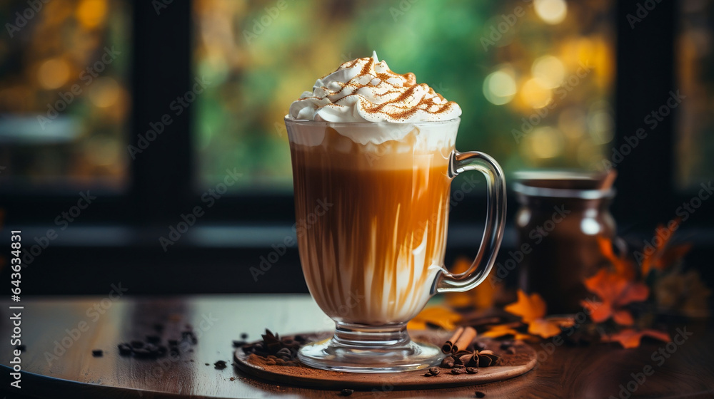 Delicious Pumpkin Spice Latte Indulgence with Whipped Cream Delight Delicious Pumpkin Spice Latte Indulgence with Whipped Cream Delight
