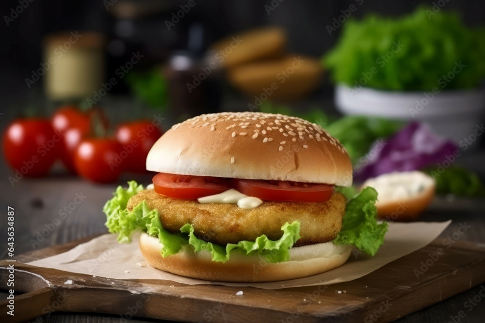 Burger fresh fast food. Generate Ai Burger fresh fast food. Generate Ai