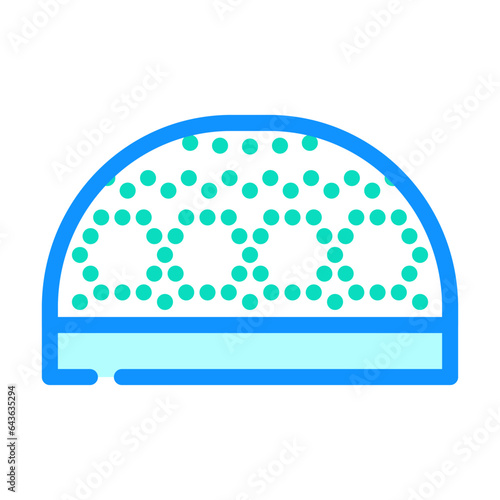 muslim prayer cap kufi color icon vector. muslim prayer cap kufi sign. isolated symbol illustration