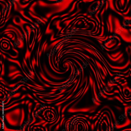 Swirling Fiery, Abstract Background. 3d rendering of curling glowing red lines evolving over time. Modern minimal geometric background for business presentation or a design concept.