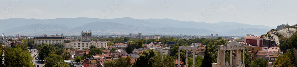 A panorama of Balchik, Bulgaria