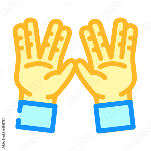 jewish prayer gesture color icon vector. jewish prayer gesture sign. isolated symbol illustration