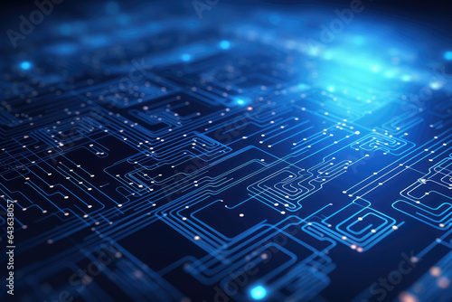 Abstract circuit board technology background. Modern  Electronic technology futuristic.