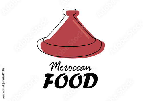 Logo , Red Moroccan Tajine