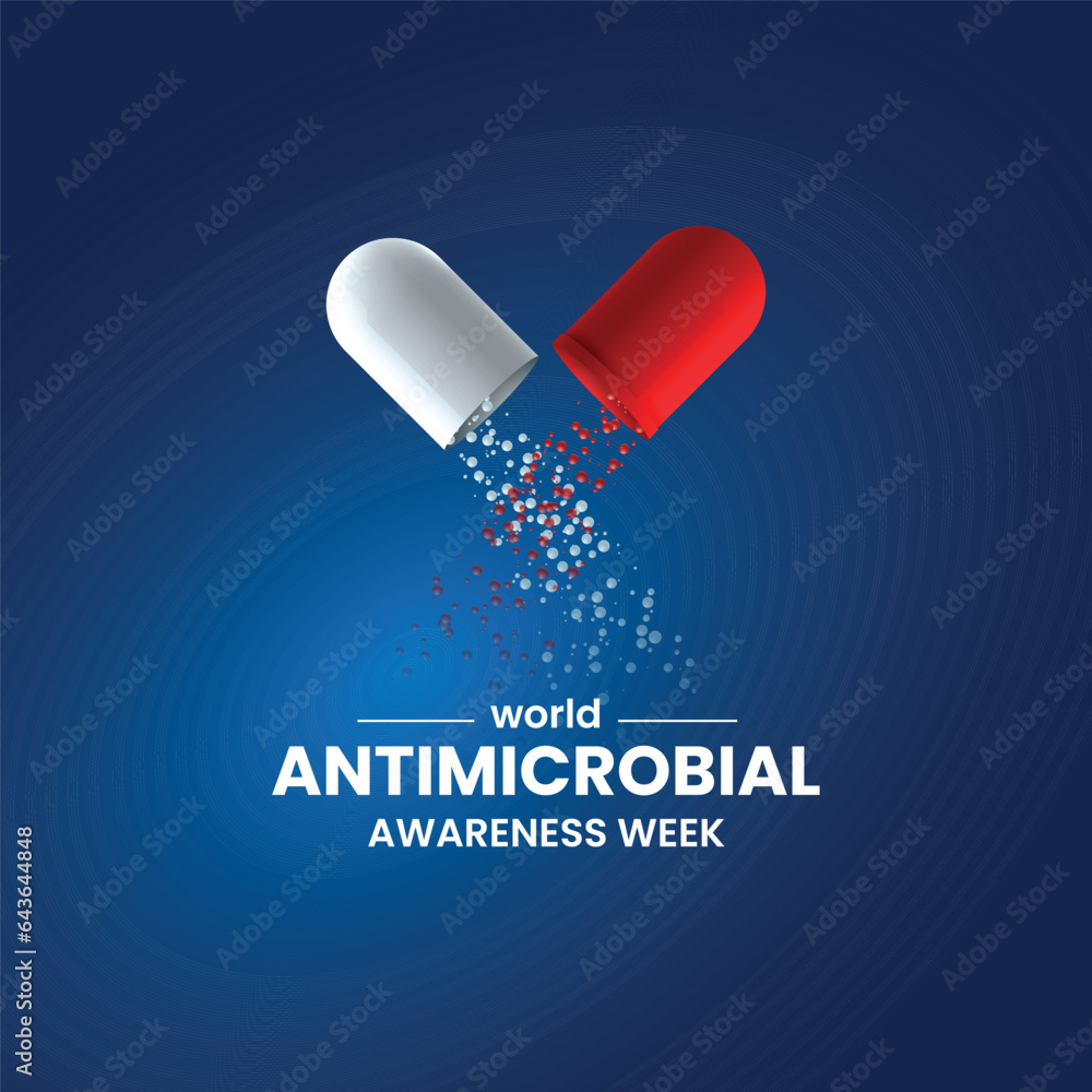 world antimicrobial awareness week. antimicrobial awareness creative