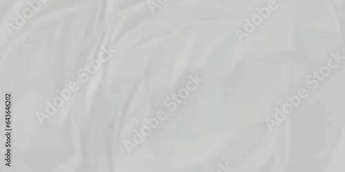 White fabric texture Crumpled paper texture and White crumpled paper texture crush paper so that it becomes creased and wrinkled. Old white crumpled paper sheet background texture.	
