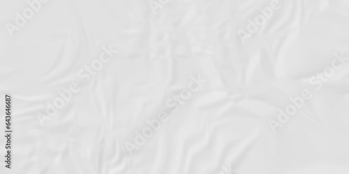 Crumpled paper texture and White crumpled paper texture crush paper so that it becomes creased and wrinkled. Old white crumpled paper sheet background texture.	
