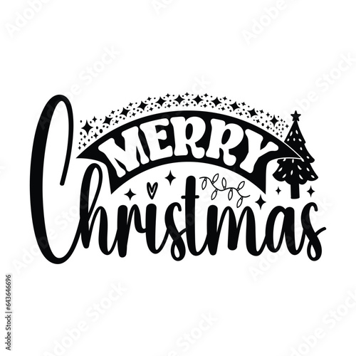 Merry Christmas - Hand drawn lettering for Christmas greetings cards, x mas shirt design