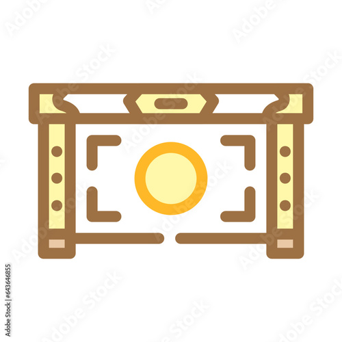 saisen monetary offering shintoism color icon vector. saisen monetary offering shintoism sign. isolated symbol illustration