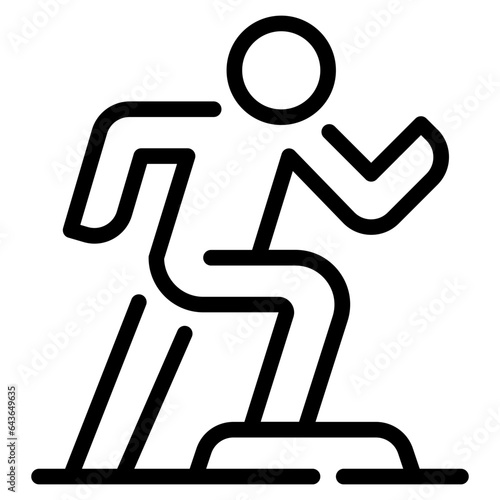 Aerobic Dance Icon illustration