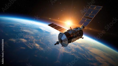 satelite earth space sun