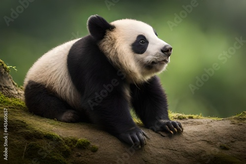 giant panda bear in jungule generated ai © Abubakar