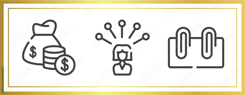 payment outline icons set. linear icons sheet included , hierarchy structure, cybercrime vector.