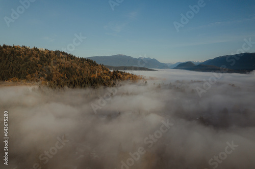 A city on the mountains above the clouds