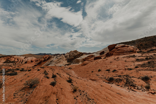 Red dessert rocks and canyons