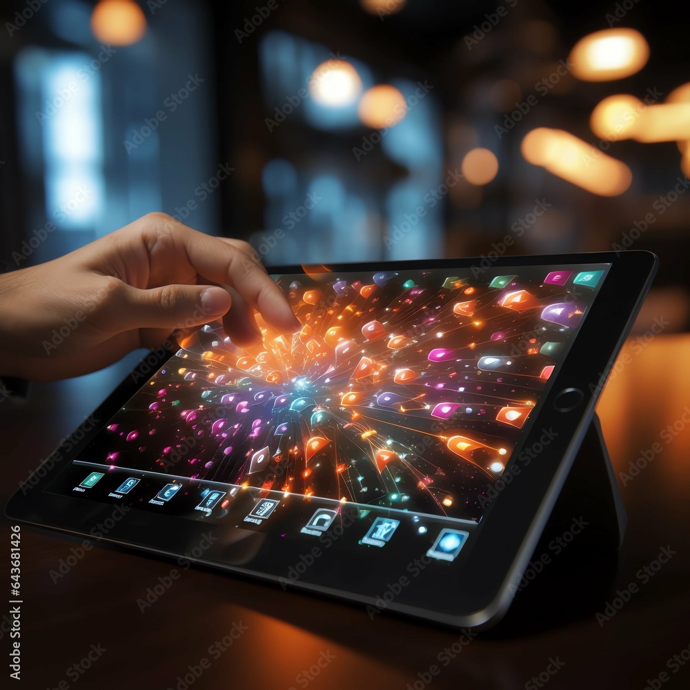 person holding digital tablet, hand tiping on tablet, social media, network person holding digital tablet, hand tiping on tablet, social media, network