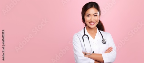 Asian doctor with stethosco...