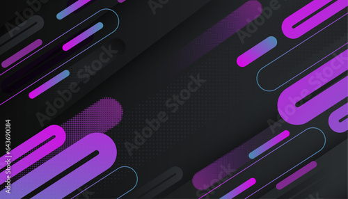 geometric background. multicolour shapes with trendy gradients