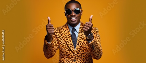 Black man in sunglasses and...