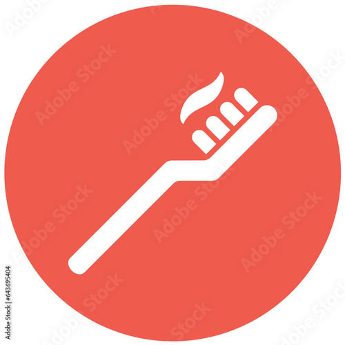 Toothbrush Vector Icon Design Illustration