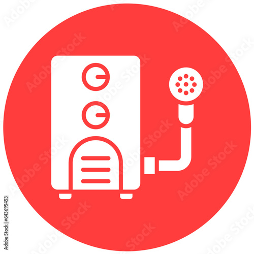 Water boiler Vector Icon Design Illustration