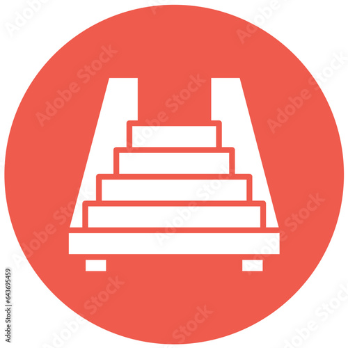 Stairs Vector Icon Design Illustration