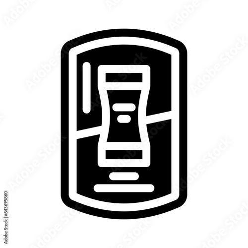 snus nicotine pouch glyph icon vector. snus nicotine pouch sign. isolated symbol illustration