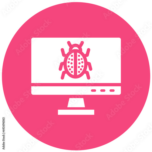 Debug Vector Icon Design Illustration