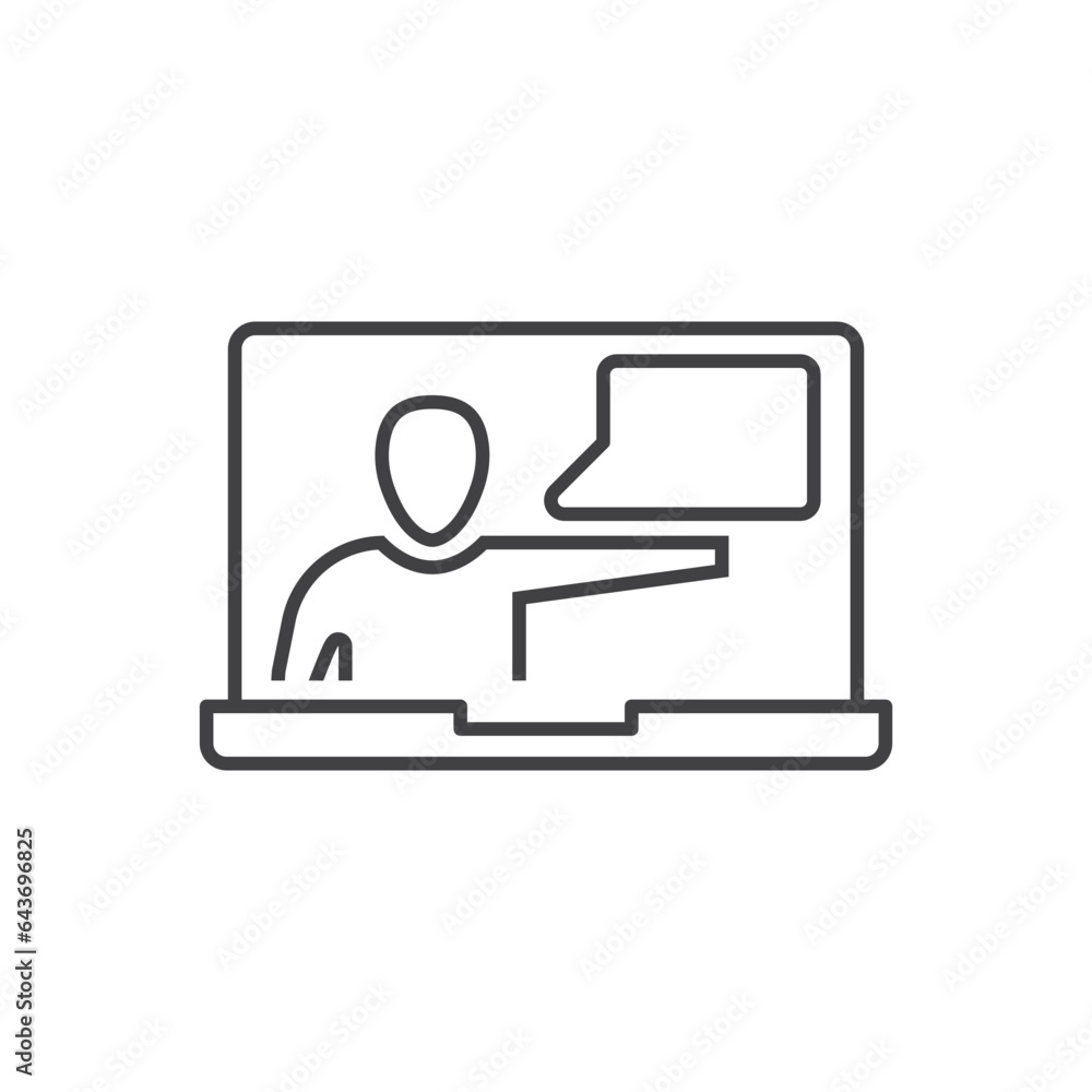 Tutorial video icon - online lesson icon - Online learning icon Tutorial video icon - online lesson icon - Online learning icon