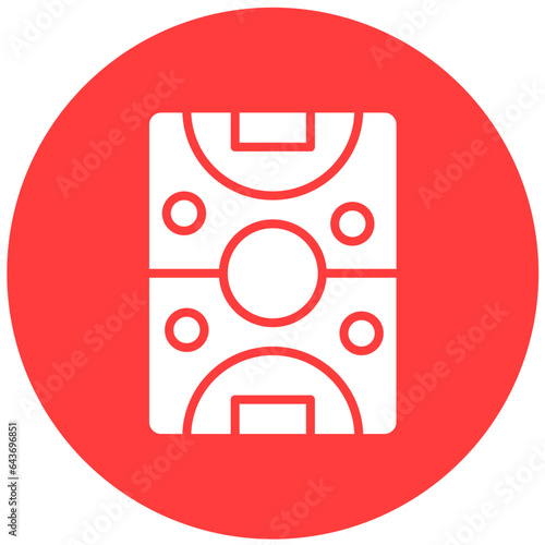Air hockey Vector Icon Design Illustration