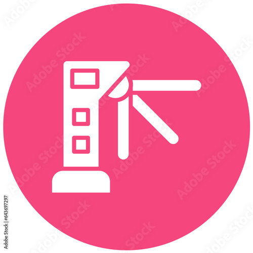 Turnstiles Vector Icon Design Illustration