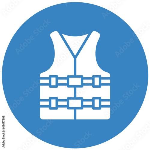 Life vest Vector Icon Design Illustration