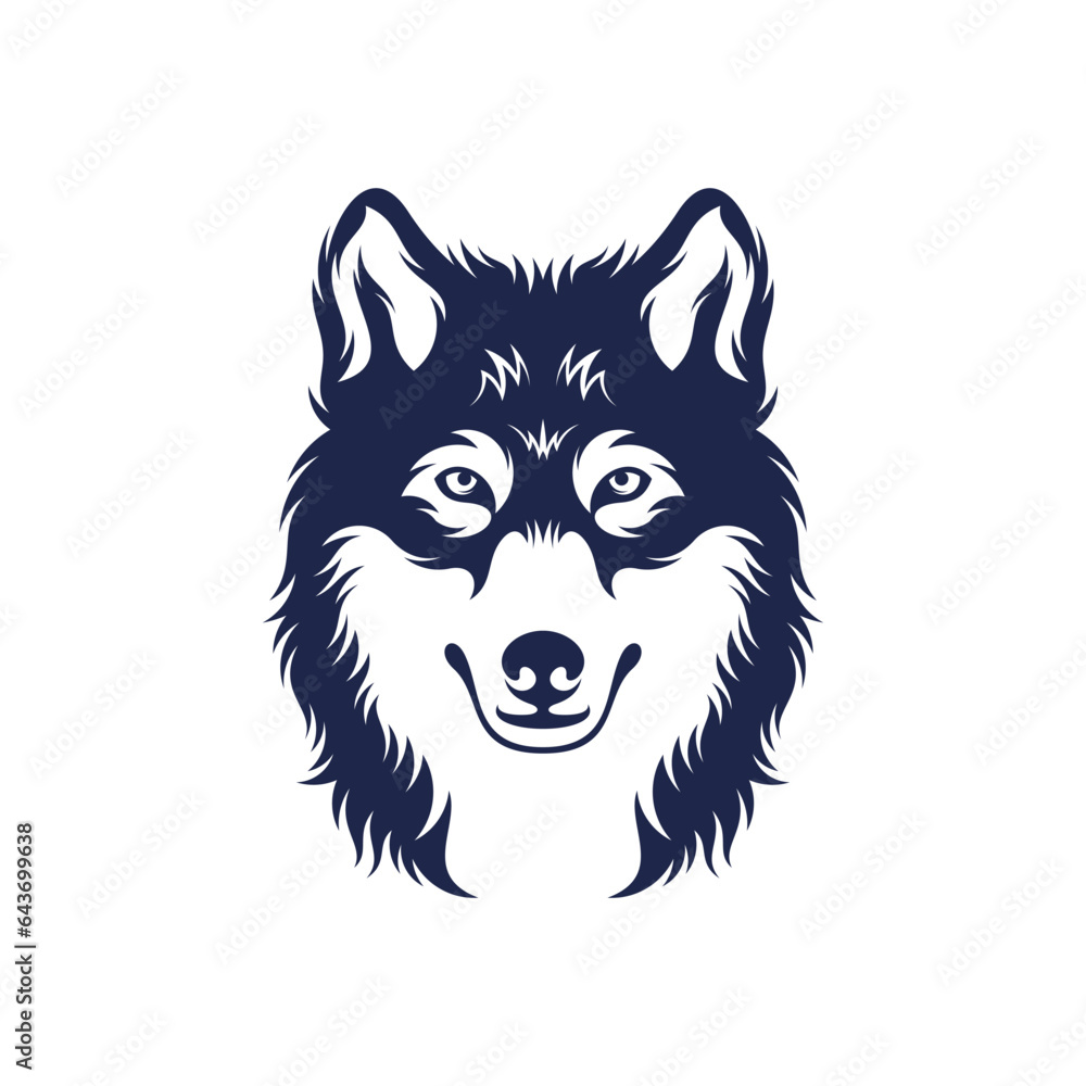 Head Wolf vector illustration design. Head Wolf logo design Template. Head Wolf vector illustration design. Head Wolf logo design Template.