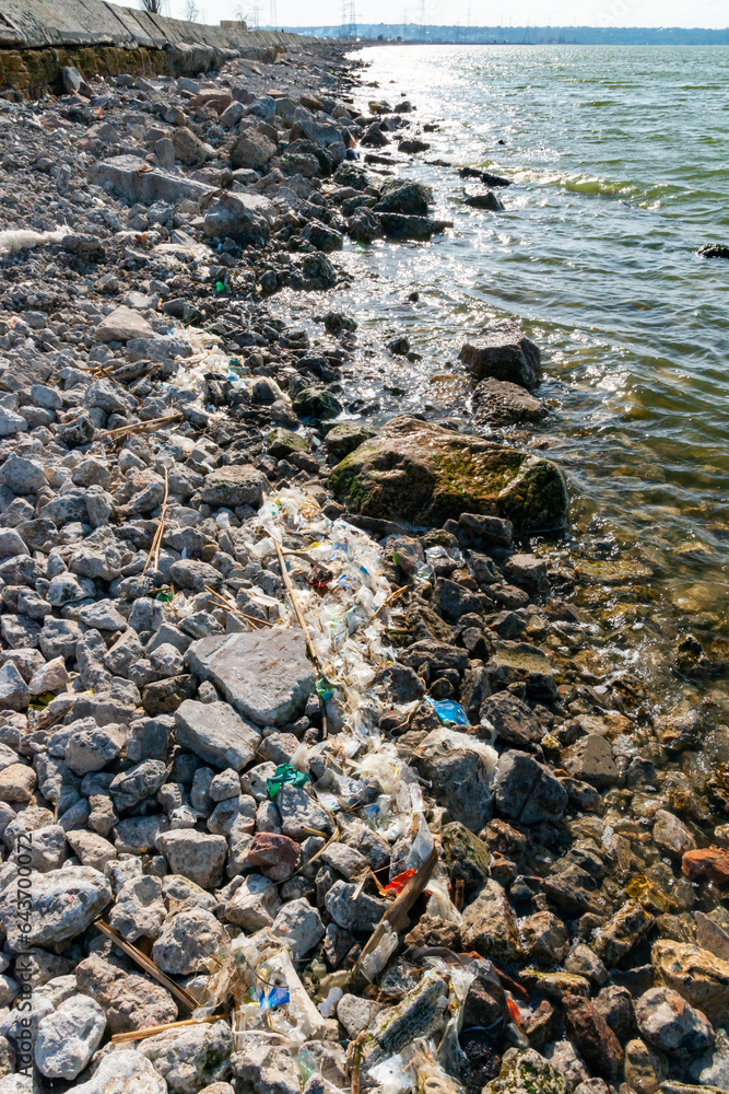Plastic garbage and microplastics on the shore of Khadzhibey Estuary Plastic garbage and microplastics on the shore of Khadzhibey Estuary
