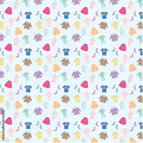 Kids Clothes Textile Pattern Print