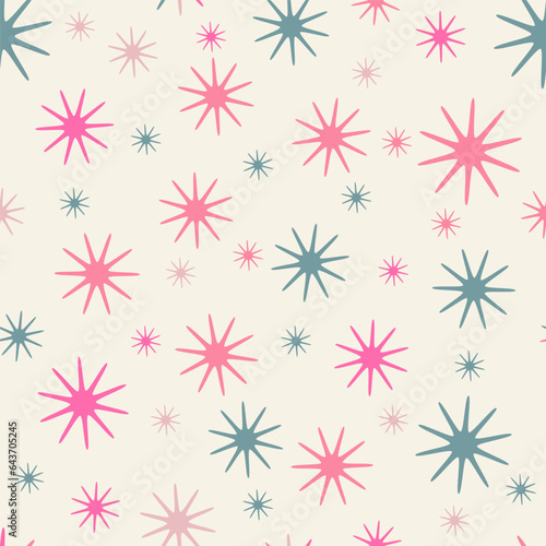 Seamless star pattern. Sample for texture  textiles  clothing  covers  banners  social networks  applications and simple backgrounds