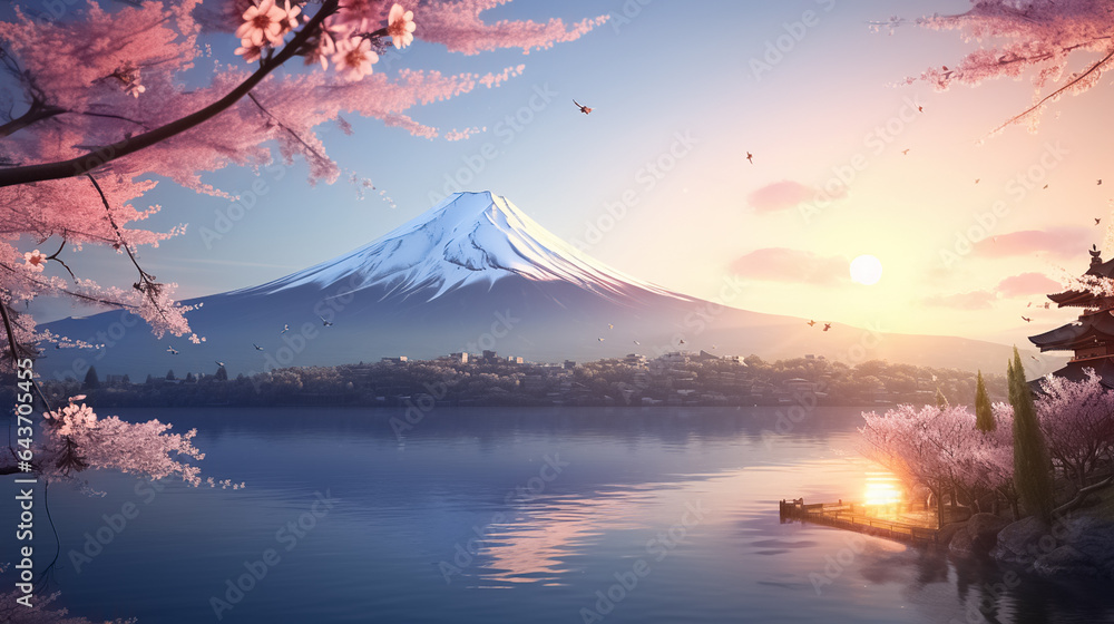 Fototapeta premium Images for traveling in Japan. Beautiful views of Japan.