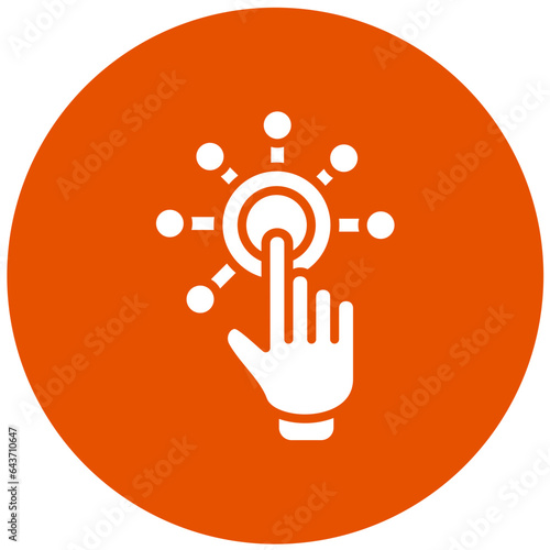 Interactivity Vector Icon Design Illustration