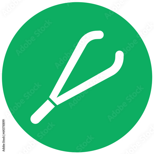 Tweezers Vector Icon Design Illustration