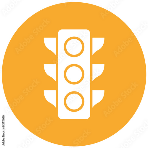 Traffic light Vector Icon Design Illustration