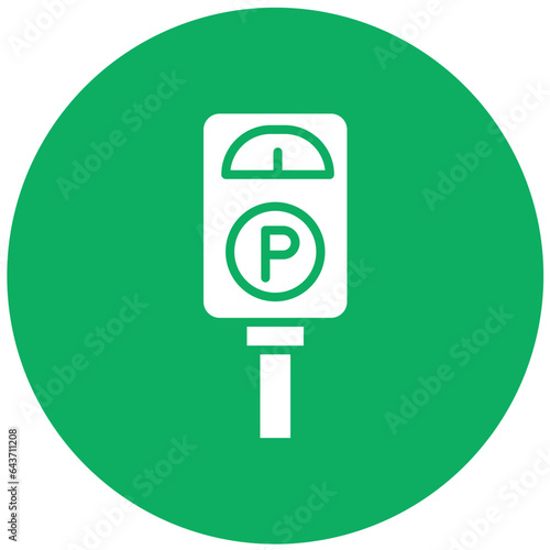 Parking meter Vector Icon Design Illustration