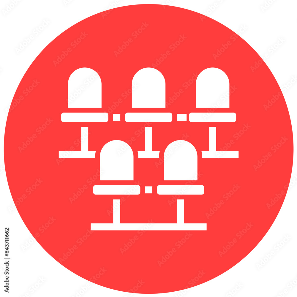 Cinema seats Vector Icon Design Illustration Cinema seats Vector Icon Design Illustration