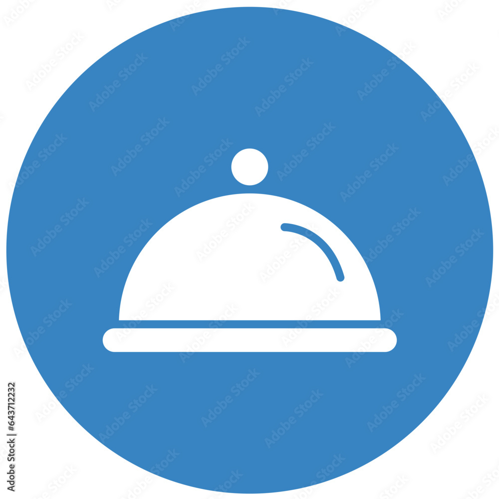 Cloche Vector Icon Design Illustration Cloche Vector Icon Design Illustration